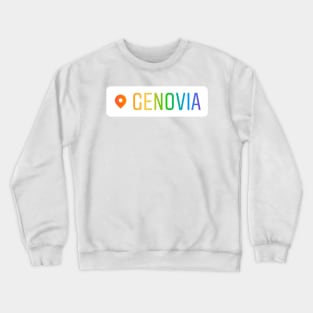 Genovia Instagram Location Crewneck Sweatshirt